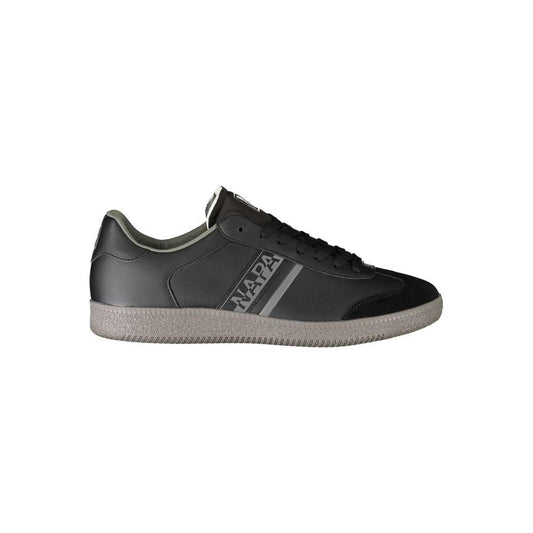 Napapijri Black Polyester Sneaker black-polyester-sneaker-23