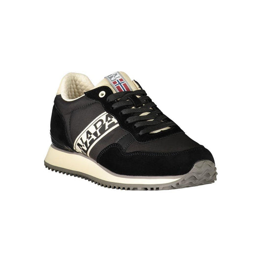 Napapijri Black Polyester Sneaker black-polyester-sneaker-24