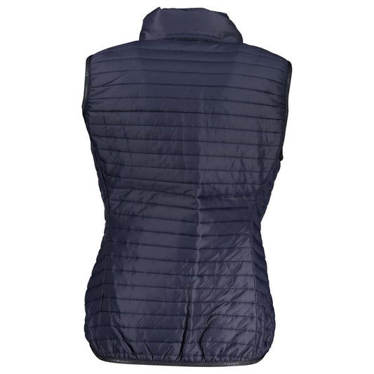 Napapijri Chic Sleeveless Zip Vest with Contrast Details chic-sleeveless-zip-vest-with-contrast-details