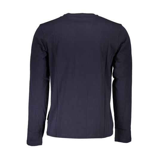 Napapijri | Blue Cotton T-Shirt| McRichard Designer Brands   