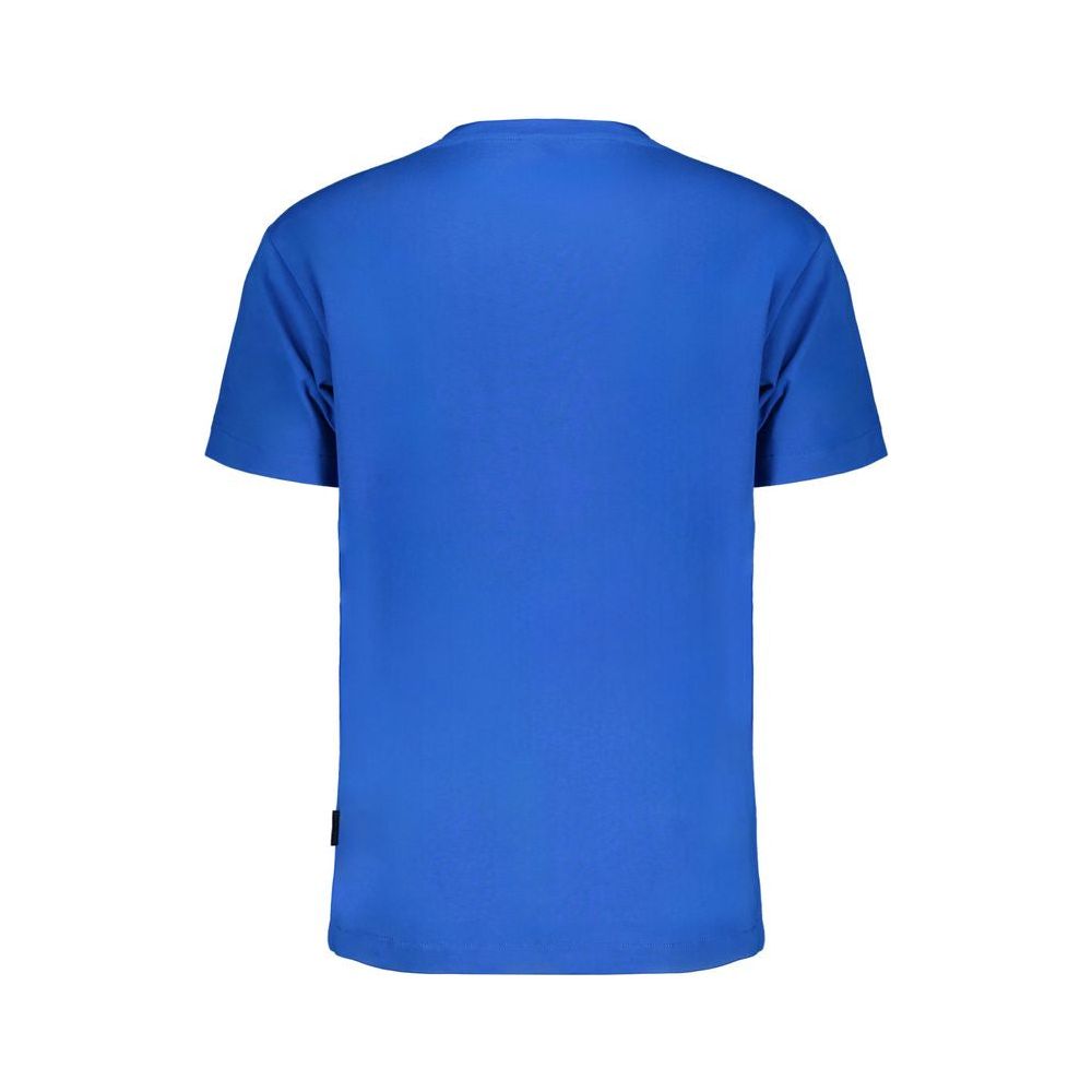 Napapijri Blue Cotton T-Shirt blue-cotton-t-shirt-156