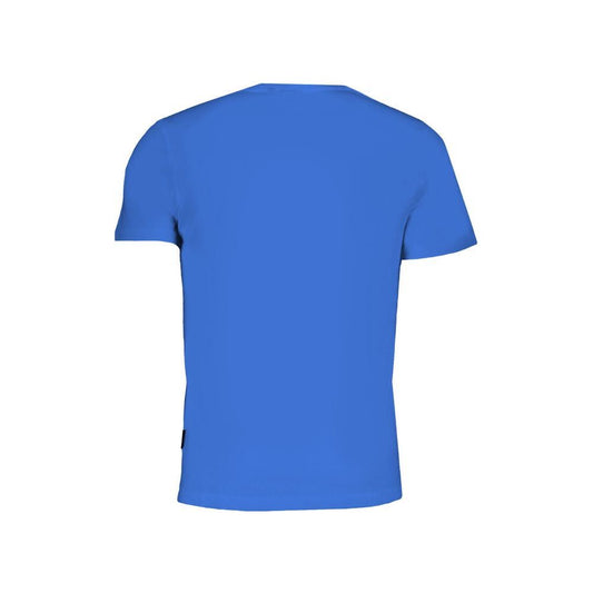 Napapijri Blue Cotton T-Shirt blue-cotton-t-shirt-157