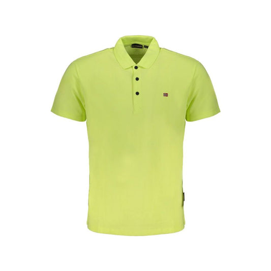 Napapijri | Yellow Cotton T-Shirt| McRichard Designer Brands   