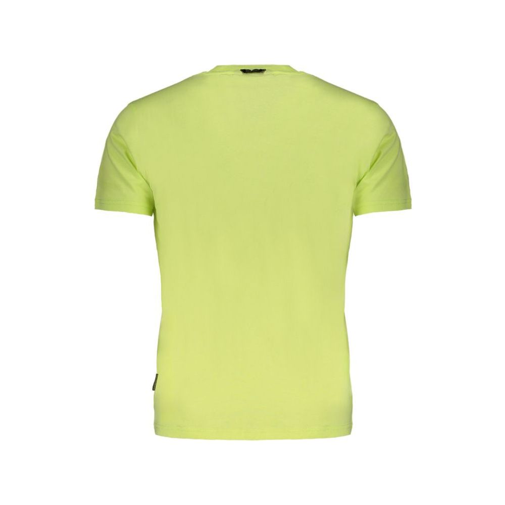 Napapijri Yellow Cotton T-Shirt yellow-cotton-t-shirt-24