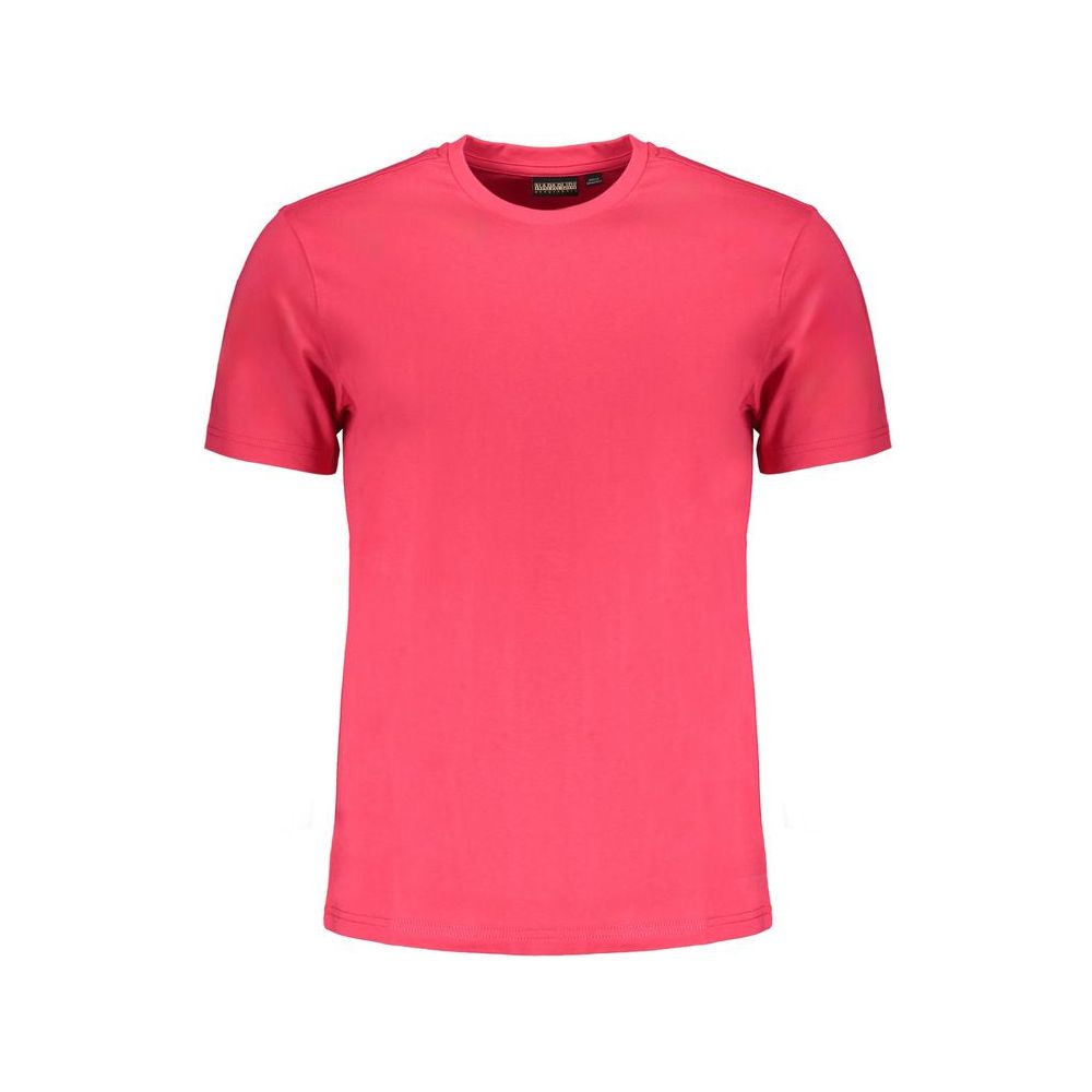Napapijri Pink Cotton T-Shirt pink-cotton-t-shirt-7