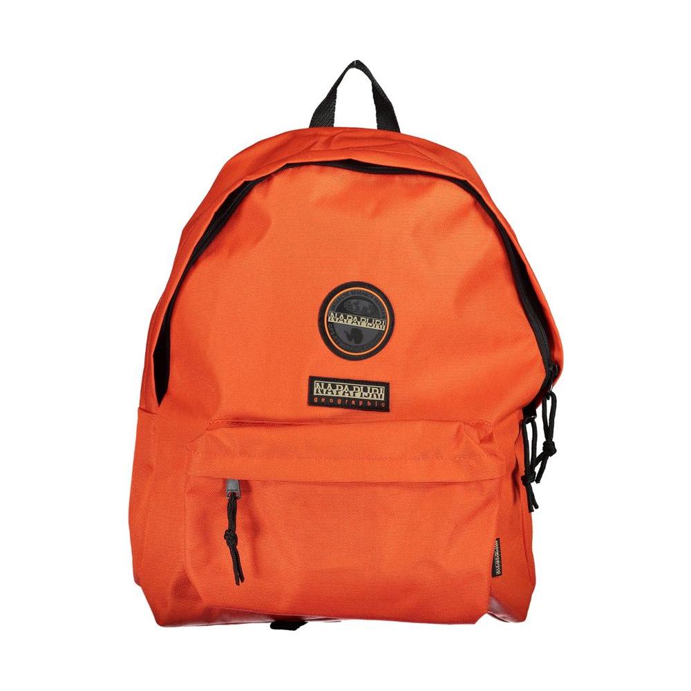 Napapijri Eco-Chic Orange Backpack for the Modern Explorer eco-chic-orange-backpack-for-the-modern-explorer