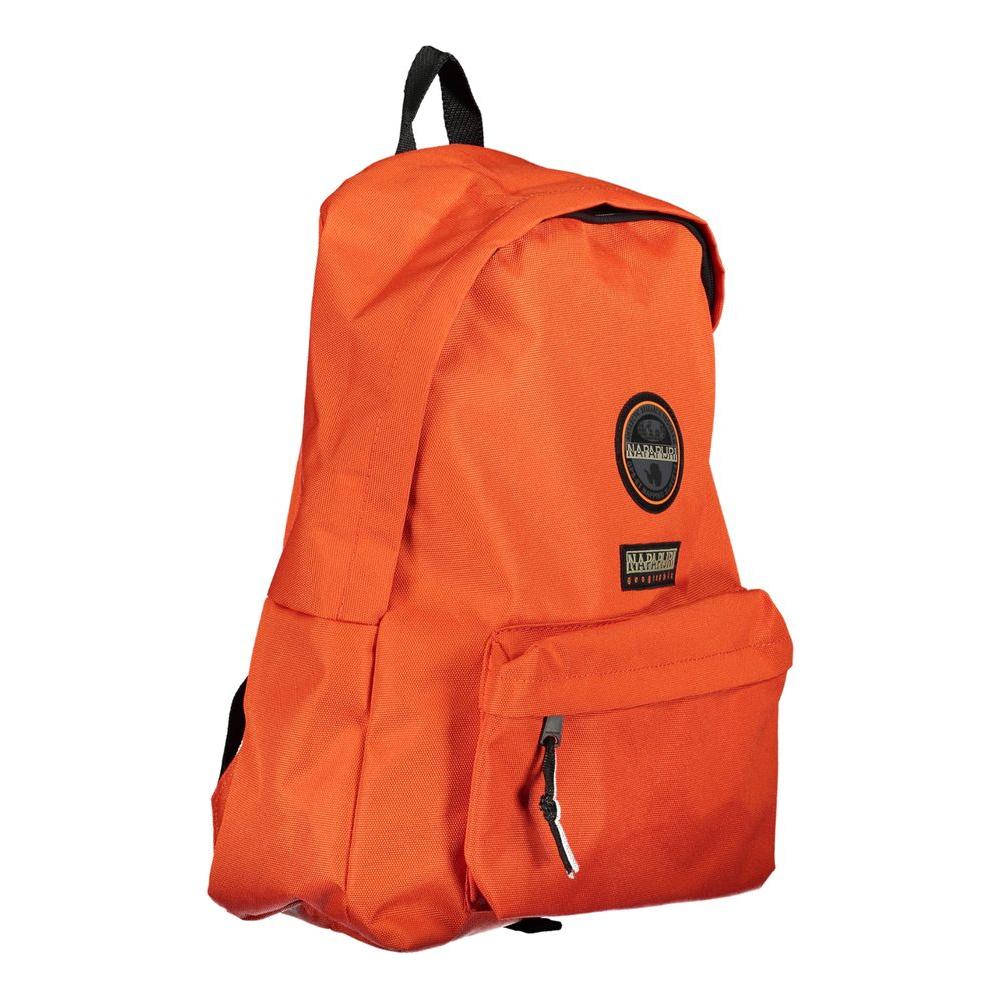 Napapijri | Orange Cotton Backpack| McRichard Designer Brands   