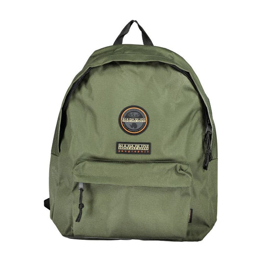 Napapijri | Green Cotton Backpack| McRichard Designer Brands   