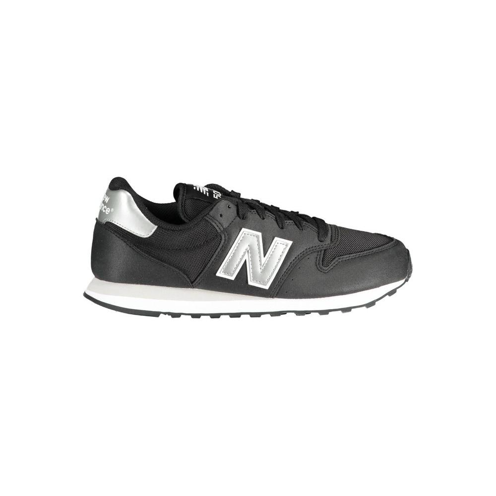New Balance Black Polyester Sneaker black-polyester-sneaker-21