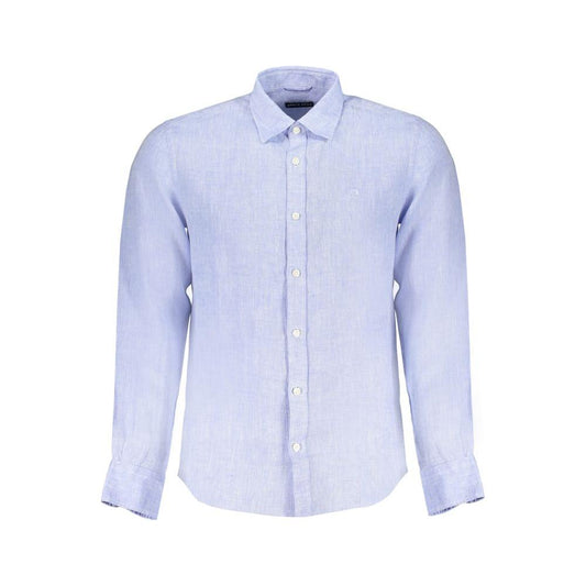 North Sails Light Blue Linen Shirt light-blue-linen-shirt-3