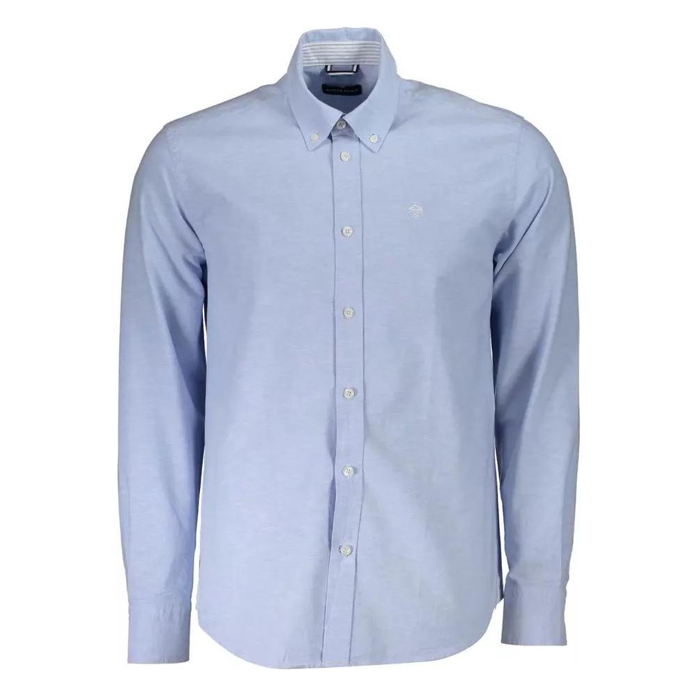 North SailsElegant Light Blue Cotton Shirt for MenMcRichard Designer Brands£89.00