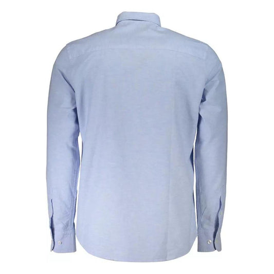 North Sails Elegant Light Blue Cotton Shirt for Men elegant-light-blue-cotton-shirt-for-men-4