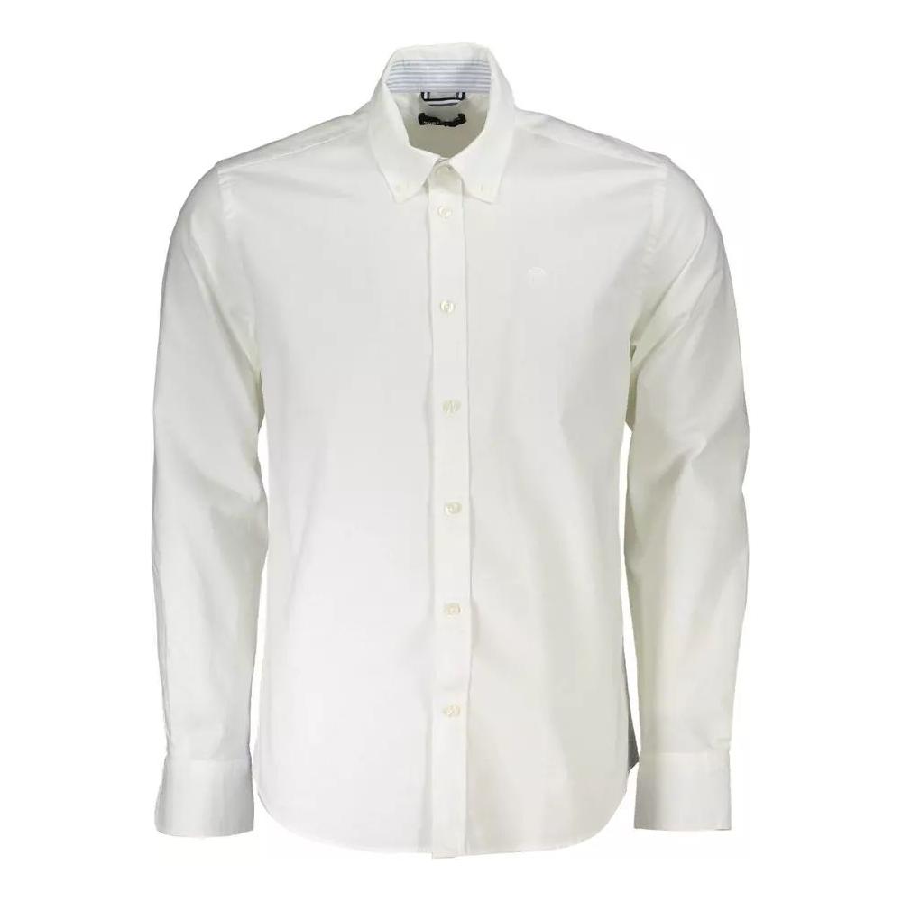 North SailsElegant White Cotton Button-Down ShirtMcRichard Designer Brands£89.00