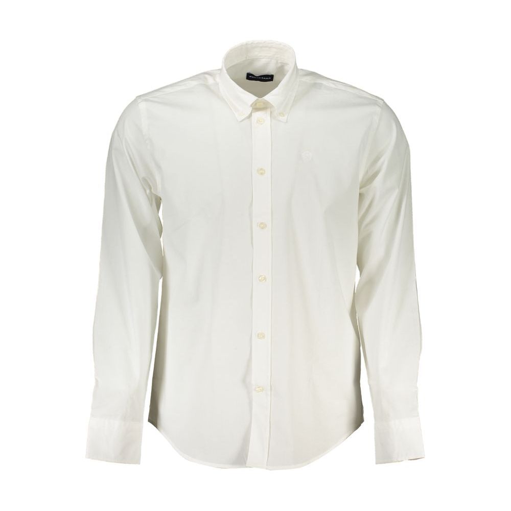 North Sails Elegant Long-Sleeved White Shirt - Regular Fit elegant-long-sleeved-white-shirt-regular-fit