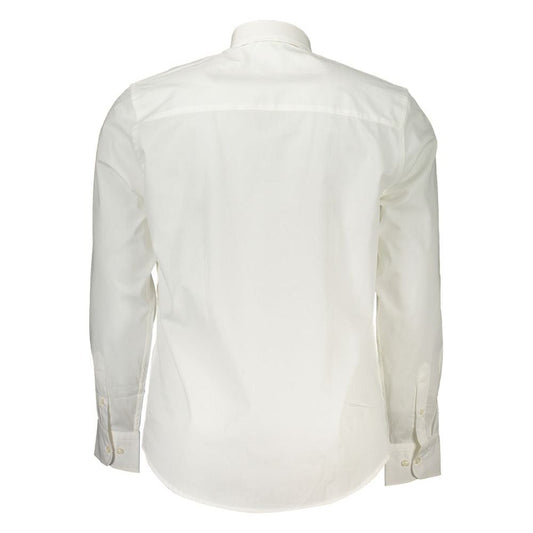 Elegant Long-Sleeved White Shirt - Regular Fit