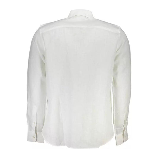North SailsElegant White Linen Long-Sleeved ShirtMcRichard Designer Brands£99.00