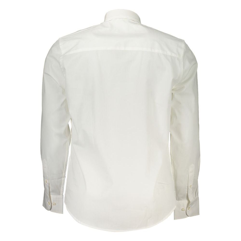 North Sails Elegant Long-Sleeved White Shirt - Regular Fit elegant-long-sleeved-white-shirt-regular-fit
