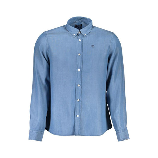 North Sails Blue Lyocell Shirt blue-lyocell-shirt-1