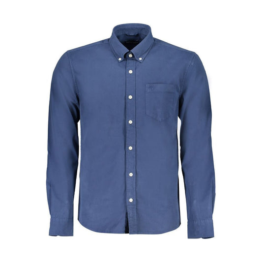 North Sails Blue Cotton Shirt blue-cotton-shirt-22
