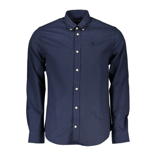 North Sails Blue Regular Fit Long Sleeved Shirt blue-regular-fit-long-sleeved-shirt
