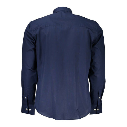North Sails Eco-Conscious Blue Regular Fit Shirt eco-conscious-blue-regular-fit-shirt