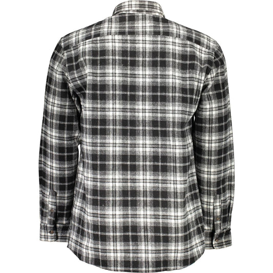 North Sails Sleek Long Sleeve Shirt with Italian Collar black-cotton-shirt-37