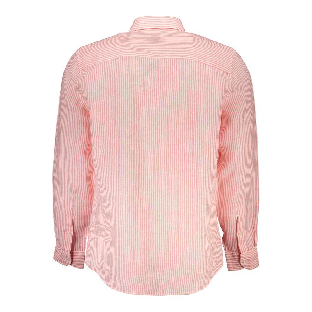North Sails Pink Linen Shirt pink-linen-shirt