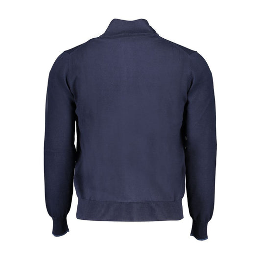 North Sails Blue Cotton Sweater blue-cotton-sweater-5