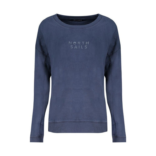 North Sails Blue Cotton Sweater blue-cotton-sweater-7