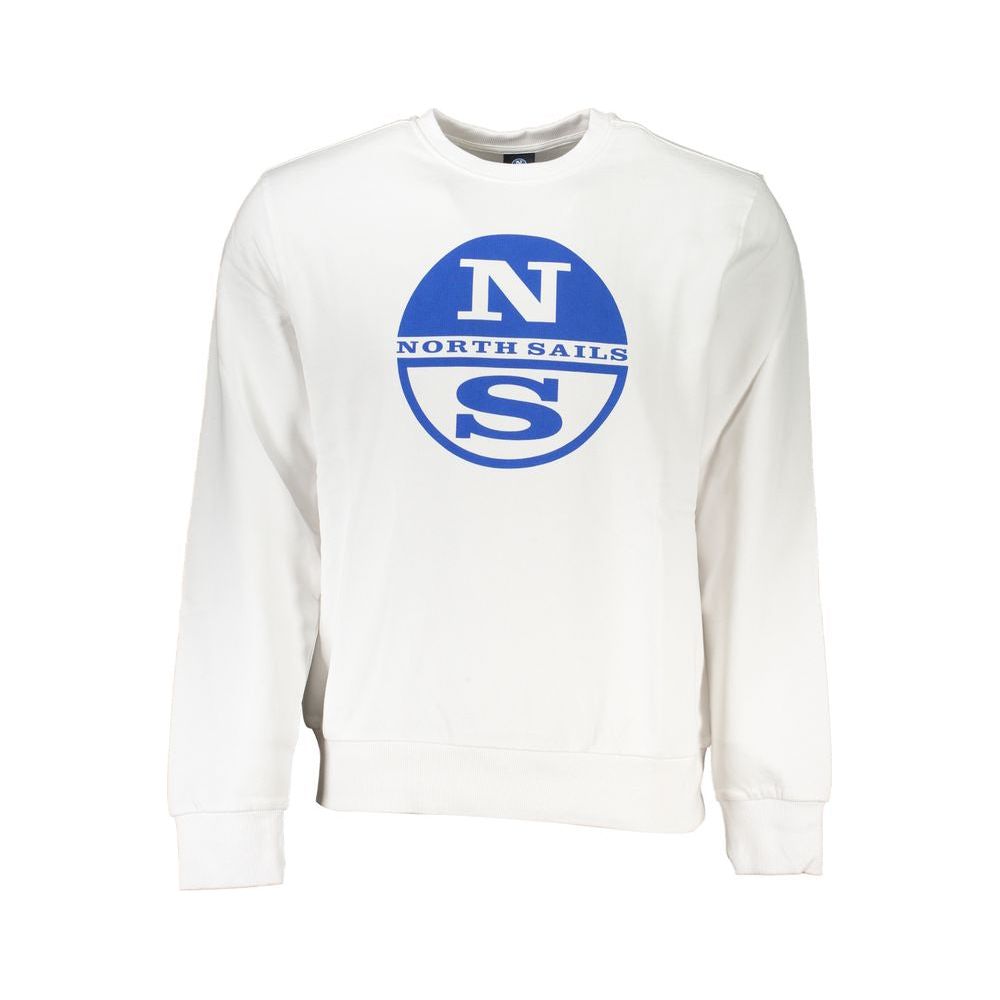 North Sails White Cotton Sweater white-cotton-sweater-25