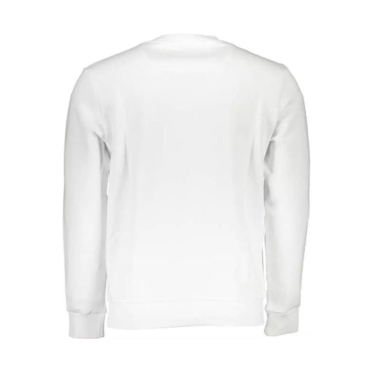 North Sails Elegant White Sweater with Timeless Print elegant-white-sweater-with-timeless-print