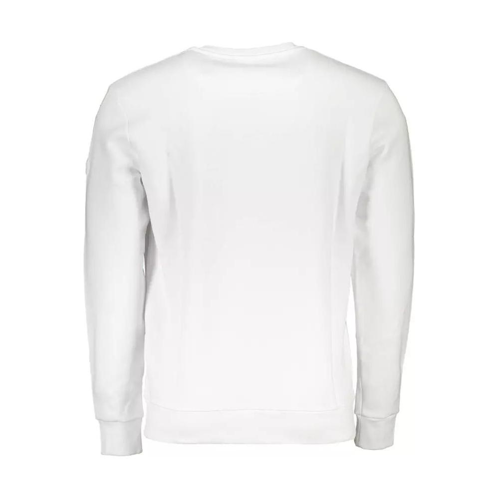 North Sails Elegant White Crew Neck Sweater elegant-white-crew-neck-sweater