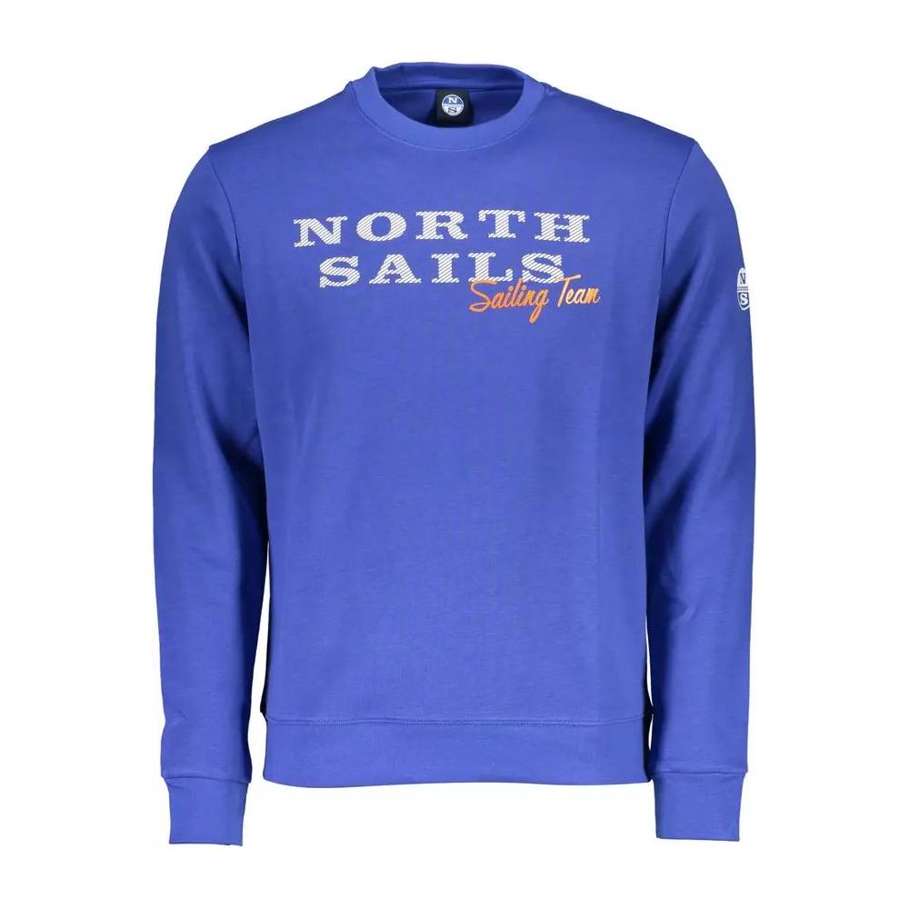 North Sails Ocean-Inspired Casual Blue Sweatshirt ocean-inspired-casual-blue-sweatshirt