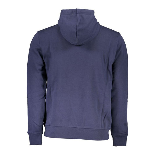 North Sails Eco-Conscious Blue Hoodie with Contrast Detail eco-conscious-blue-hoodie-with-contrast-detail