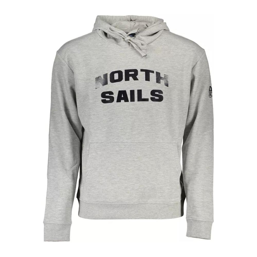North SailsSleek Gray Hooded Sweatshirt with Central PocketMcRichard Designer Brands£89.00