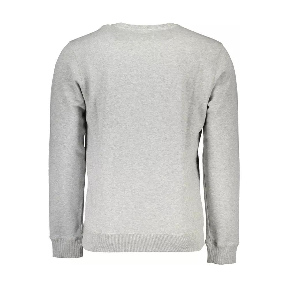 North Sails Organic Cotton Long-Sleeved Sweatshirt gray-cotton-sweater-27