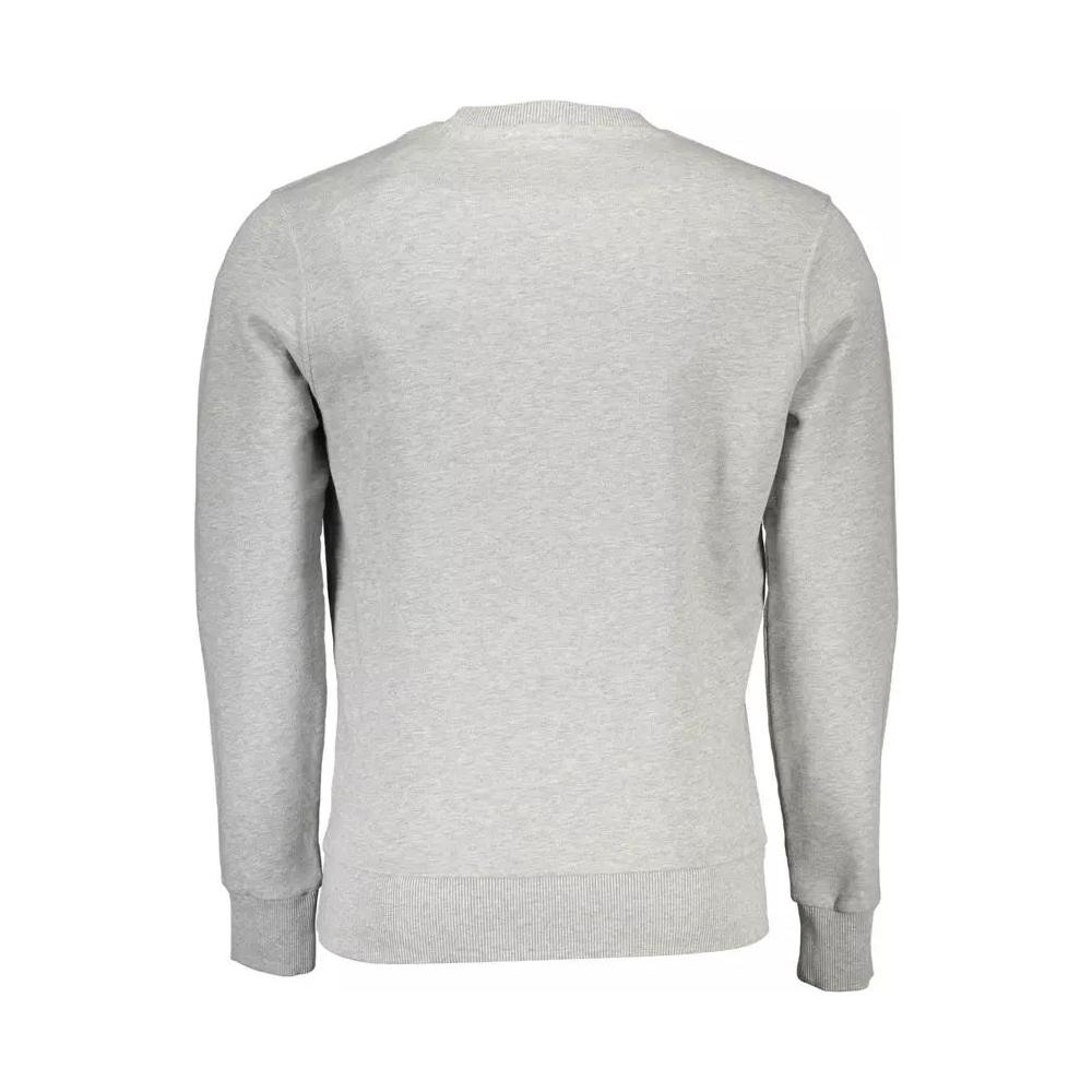 North Sails Eco-Friendly Organic Cotton Sweatshirt gray-cotton-sweater-25