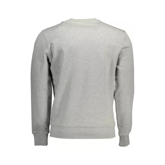 North Sails Elevated Comfort Gray Cotton Sweater elevated-comfort-gray-cotton-sweater