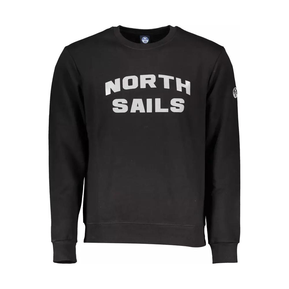 North SailsSleek Black Cotton Blend Crewneck SweatshirtMcRichard Designer Brands£79.00