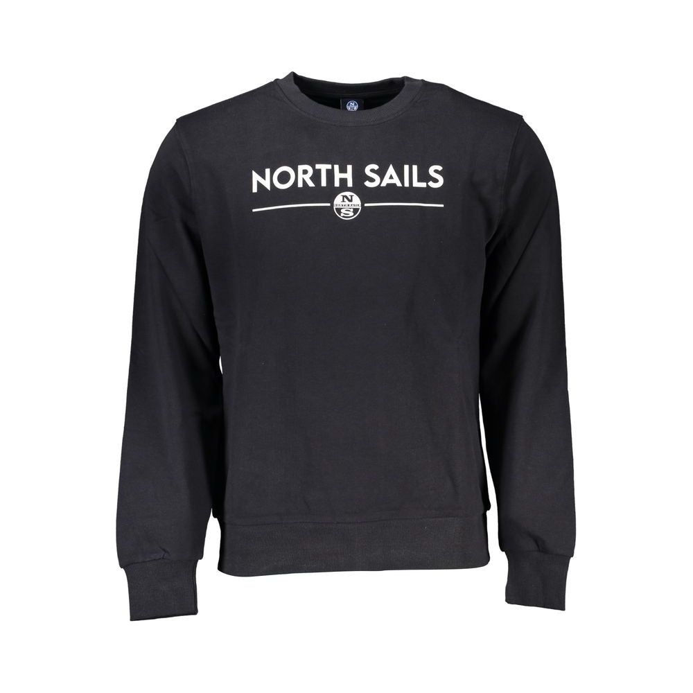 North Sails Black Cotton Sweater black-cotton-sweater-30