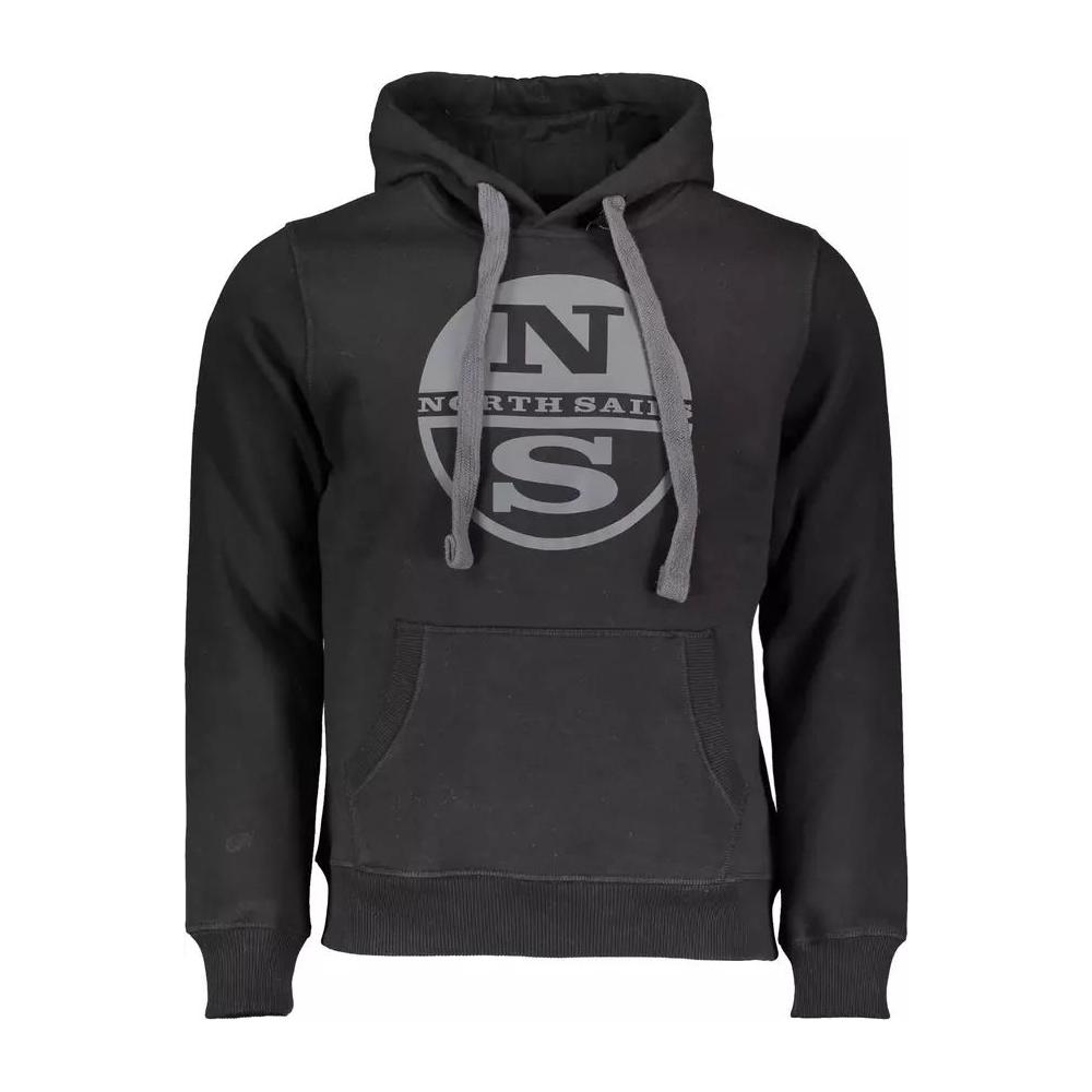 North Sails Classic Black Hooded Sweatshirt classic-black-hooded-sweatshirt