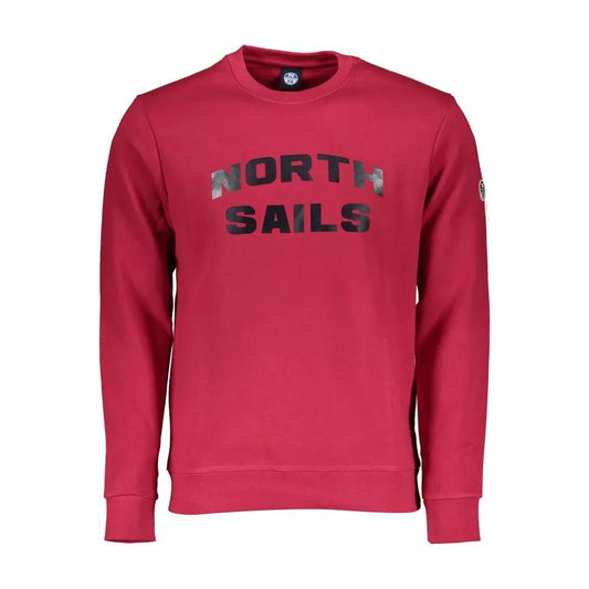 North Sails Chic Pink Printed Crew Neck Sweatshirt chic-pink-printed-crew-neck-sweatshirt