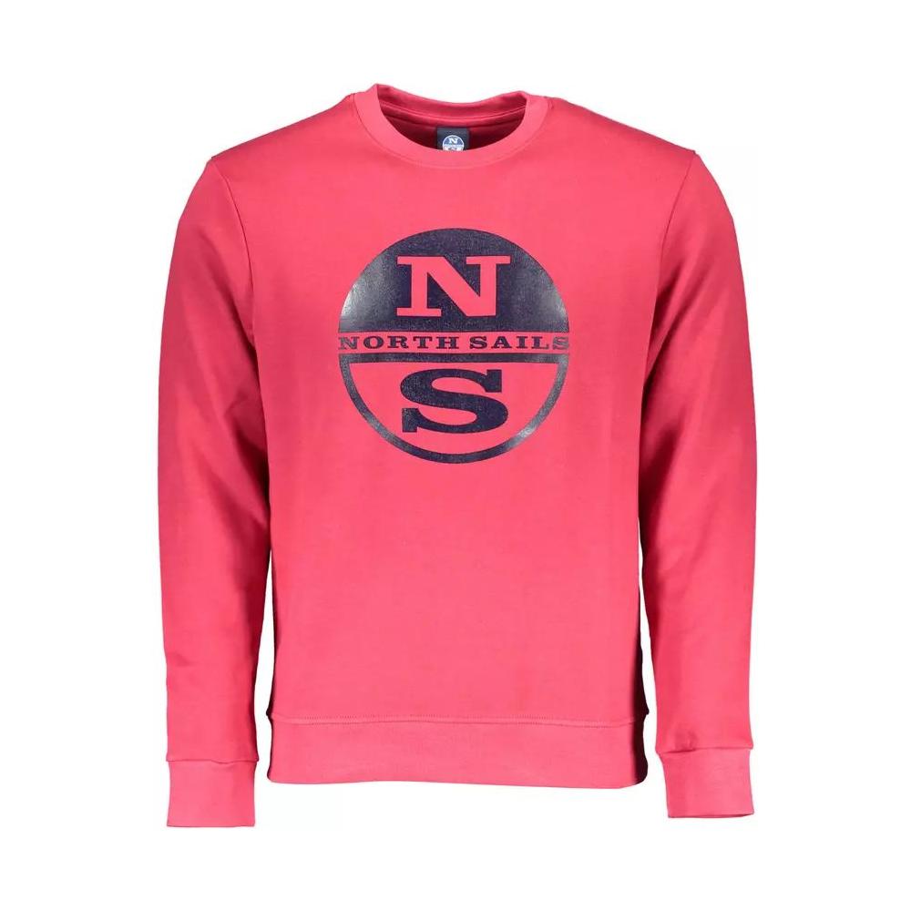 North Sails Chic Pink Printed Long-Sleeve Sweatshirt chic-pink-printed-long-sleeve-sweatshirt