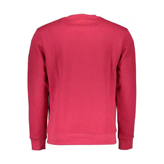 Pink Round Neck Logo Sweatshirt