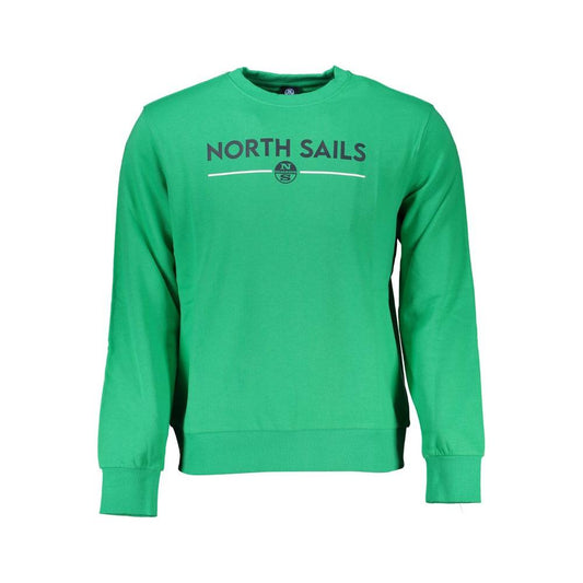 North Sails Green Cotton Sweater green-cotton-sweater-14