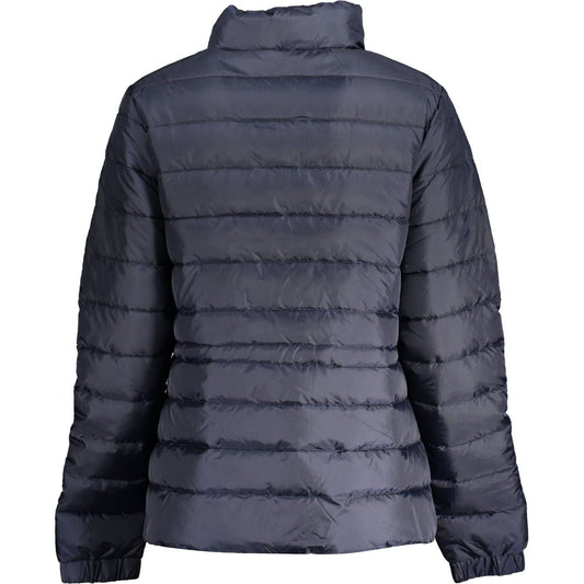 North Sails Chic Water-Resistant Blue Jacket with Eco-Conscious Appeal blue-polyester-jackets-coat-7