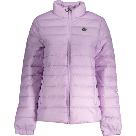 North Sails Chic Pink Water-Resistant Jacket pink-polyester-jackets-coat-2