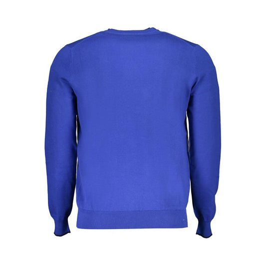 North Sails Blue Cotton Sweater blue-cotton-sweater-6