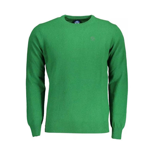 North Sails Chic Green Wool-Blend Sweater for Men chic-green-wool-blend-sweater-for-men