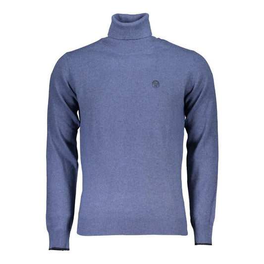 North SailsElegant Blue Turtleneck Sweater with EmbroideryMcRichard Designer Brands£119.00